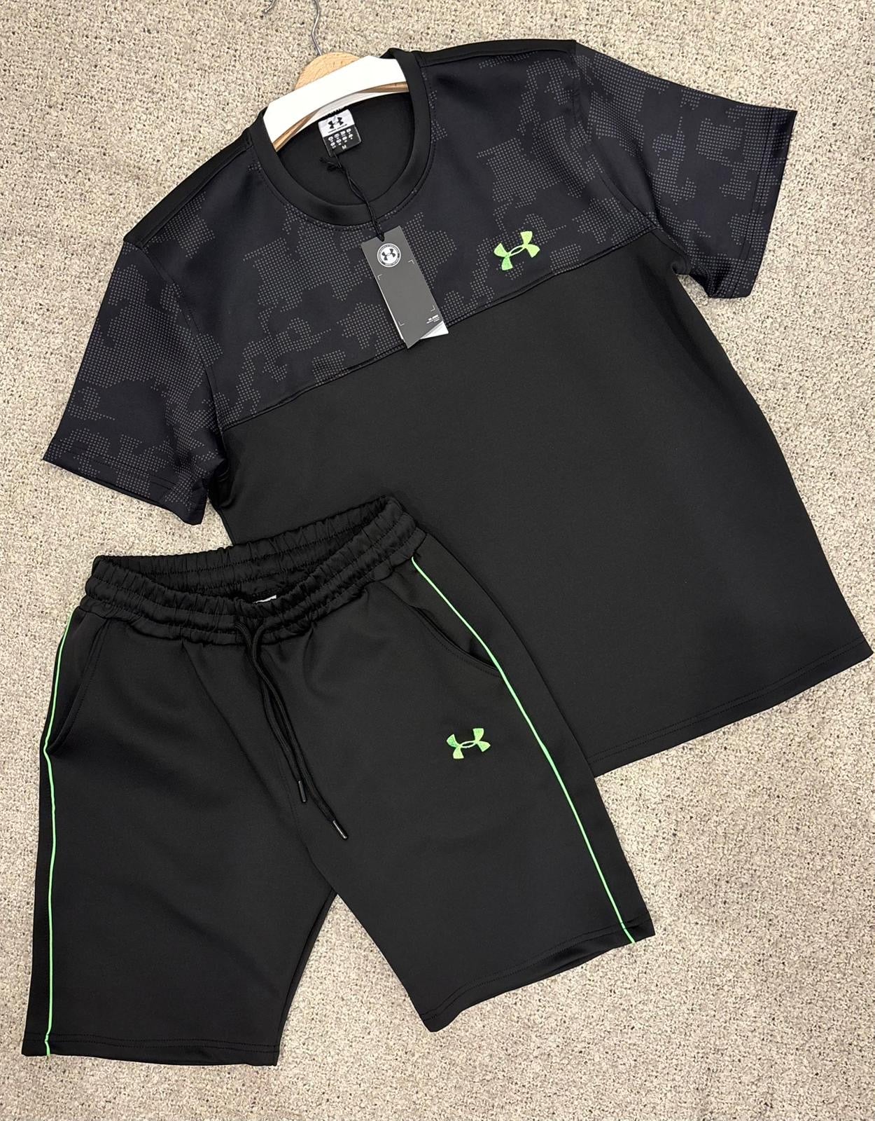 Ensemble Under Armour Camo — Gris/Vert