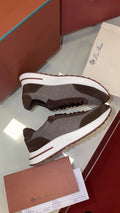 Baskets Loro Piana Trail Gris Perle