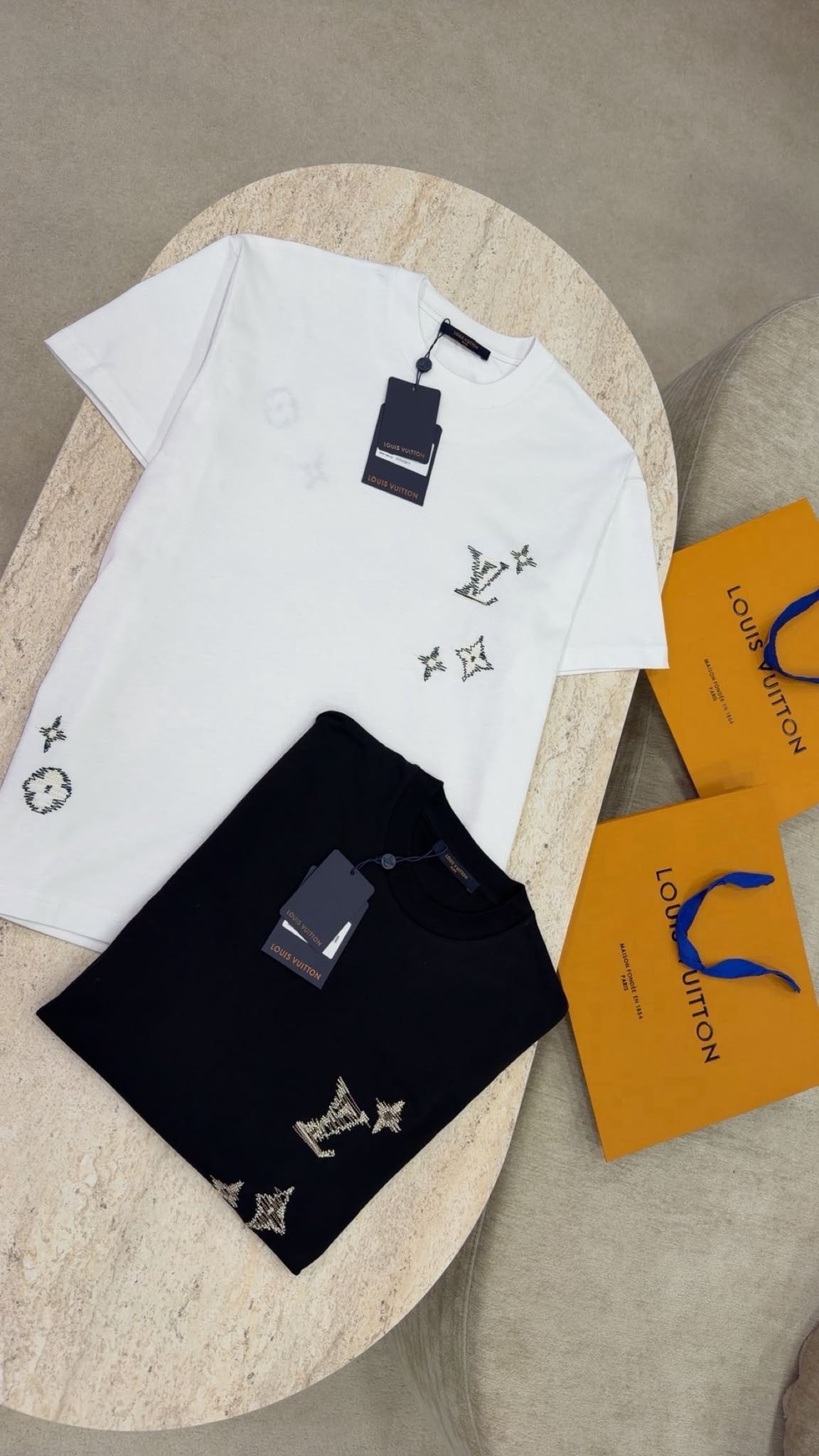 T-Shirt Louis Vuitton Monogram Noir